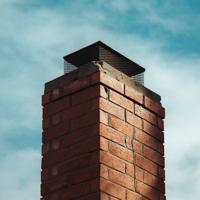 Chimney Caps on brick chimney Ace of Diamonds