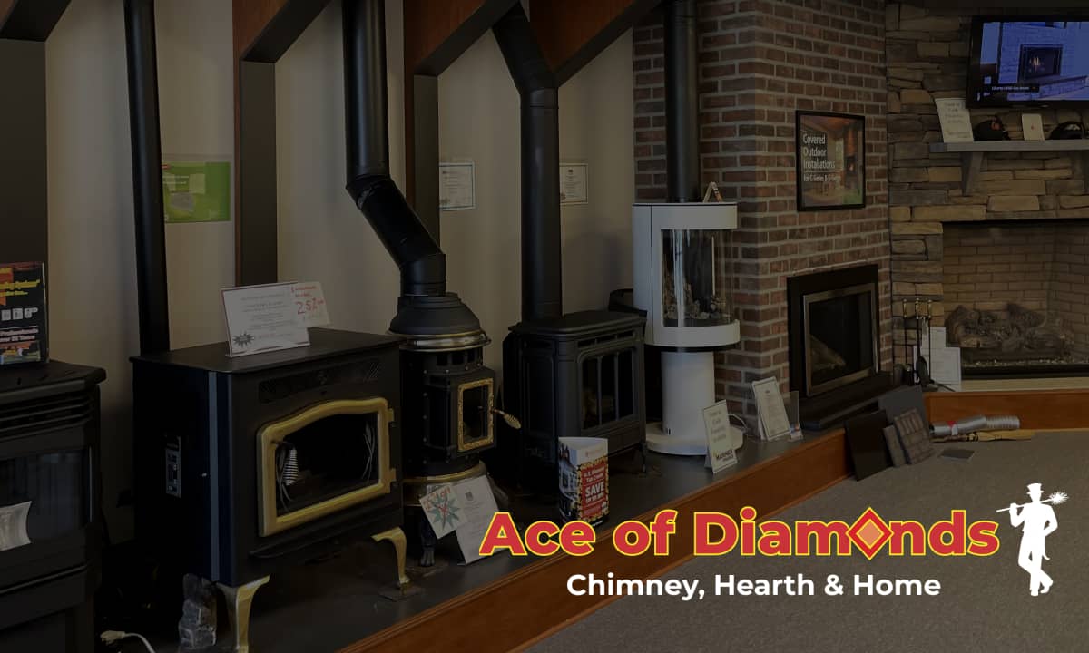 Ace of Diamonds Chimney, Hearth & Home logo