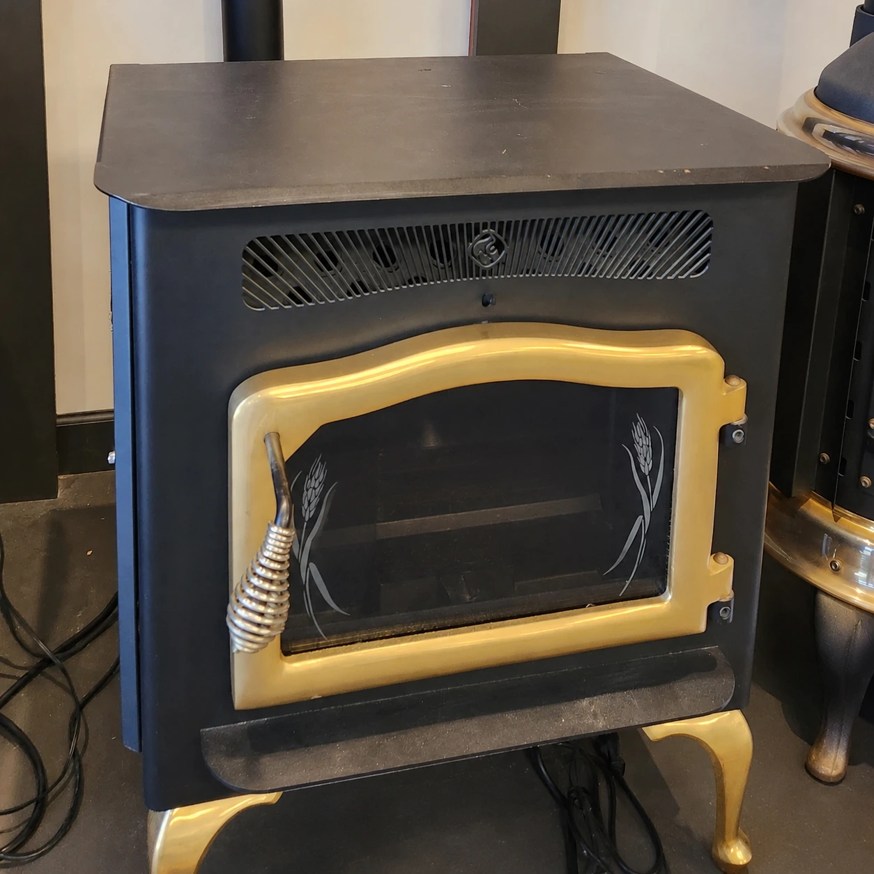 Country Flame Little Rascal free-standing pellet stove, showroom model, 75% off